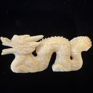 Small Hard Stone Dragon Carving